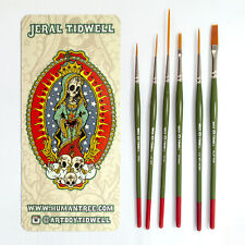 Andrew Mack/Tidwell Pennello Pittura Gessato Sintetico Originale Set di Sei