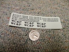 Herald King decals HO Walnut