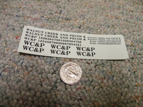 Herald king decals walnut - ho,