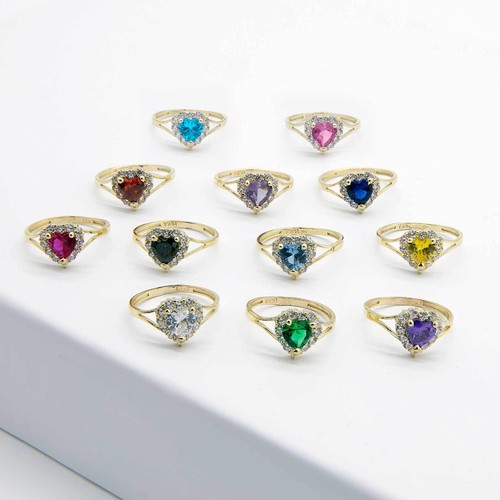 Anello bambino cuore colorato - anello,
