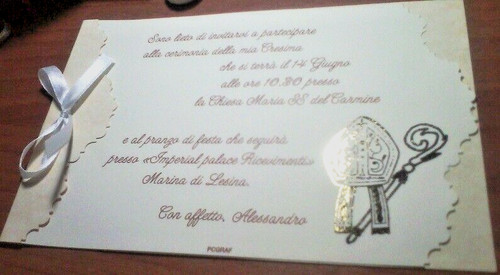 Inviti cresima comunione - cresima,