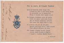 PER LA MORTE DI CESARE BATTISTI  di L. GRAFFAGNI #97