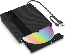 Lettore CD DVD Esterno Per PC Portatile USB 3.0 Type-C Masterizzatore