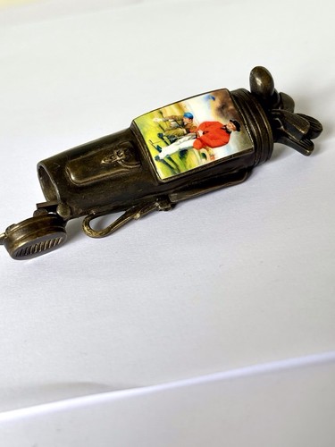 Antique novelty brass enamel - brass,