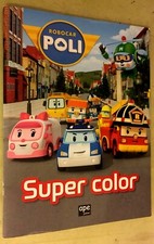 robocar poli super color da colorare, già iniziato
