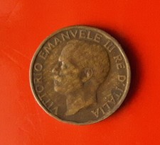 10 CENTESIMI 1921 ERRORE - AMALGAMA NON OMOGEBEO AL DRITTO [K114]