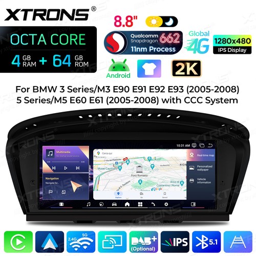 Autoradio android 4 64gb - android, 8,8"