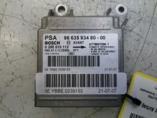 Centralina airbag Peugeot 207 anno 2007 9663593480 Bosch 0285010112