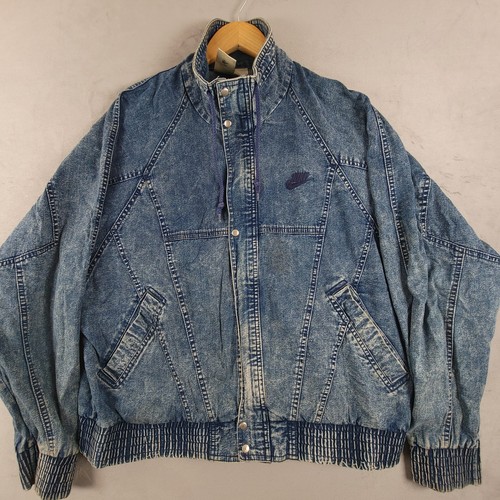 Giacca denim vintage nike - denim,