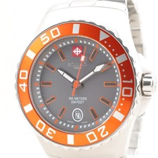 [OTTIME CONDIZIONI] Zodiac ZO2401 Lunetta Arancione 100 metri Orologio Uomo Subacqueo Quarzo Swiss Made