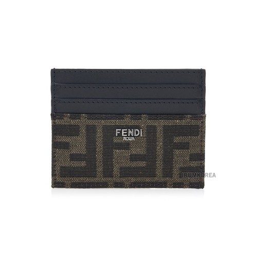 Fendi jacquard card holder - fendi,
