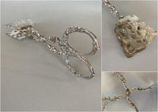 PINZA PASTICCERIA ART NOUVEAU ATTR. Zilfa MANICO ORNATO RAMAGE SILVERPLATED NL