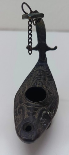 Autentica antica lampada - , a