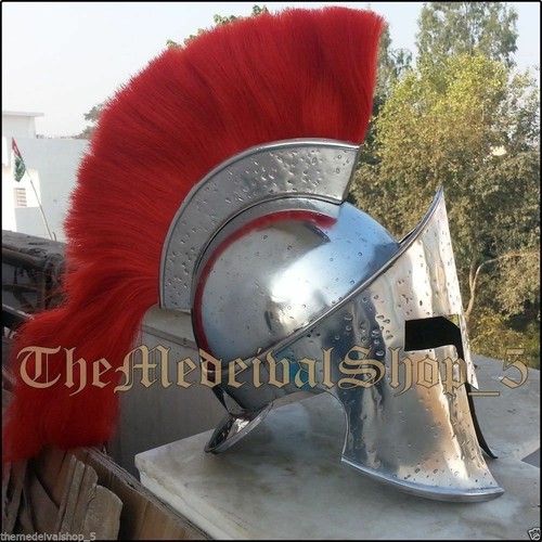 Elmetto king red - red, plume