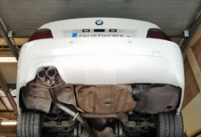 Tubo eliminazione silenziatore posteriore BMW 530D (E60/E61) - tubo di scarico doppio 3"" A