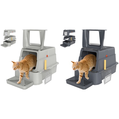 Pawhut lettiera per gatti - pawhut,