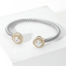 Bracciale intrecciato punta