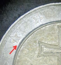 Moneta 2 Euro SLOVACCHIA 2009 slovensko STELLA ATTACCATA - ERRORE DI CONIO 