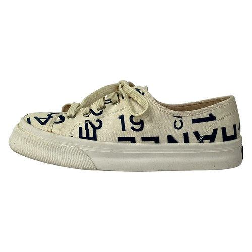 Chanel cream navy - navy, canvas