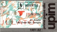 Biglietto Stadio Juventus vs