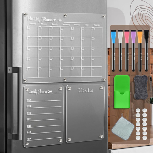 Set calendario frigo magnetico - set,