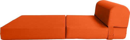 Orange sleeper chair - orange,