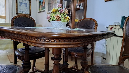 Tavolo sedie stile francese - tavolo,