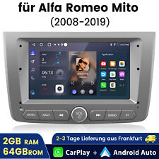 64G Carplay Android 14 Autoradio GPS Navi WIFI BT per Alfa Romeo Mito 2008-2019
