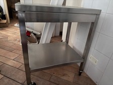 mobiletto acciaio inox cucina con ruote senza sportelli per cucina professionale