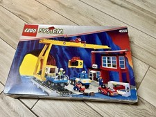 Lego 4555 Cargo Station Train 9v Completo Scatola Istruzioni