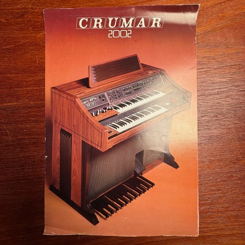 Brochure organo crumar 2002 - crumar,