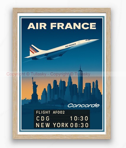 Affiche vintage air france - affiche,
