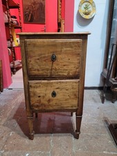 Comodino toscano Arte povera Luigi XVI Pioppo e larice '700