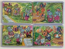 Kinder 4 Puzzle Happy Hippo 1999 - Con porta tessere in plastica rigida
