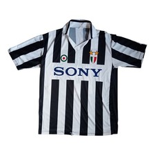 *HH* Maglia Calcio Vintage Juventus De Schamps 15 Sony Maglietta Anni '90 