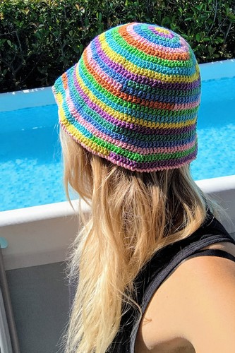 Bucket hat crochet uncinetto - bucket,