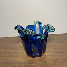 Vaso artistico in cristallo