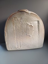 🧱 Vaso Steuler Brutalista 32 cm | Heiner Balzar | Ceramica Vintage W-Germany