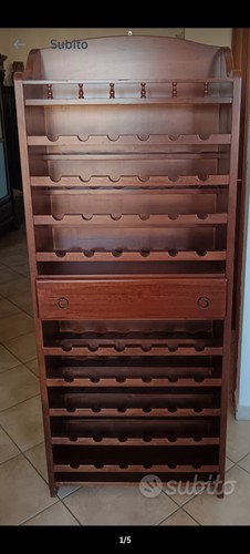Cantinetta vino legno - vino,