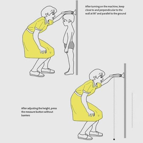 Stadiometro manuale altezza