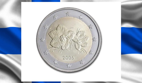 Moneta finlandia euro - finlandia, 2€