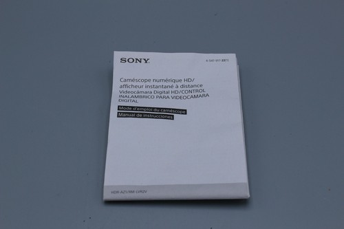 Sony digital videocamera - sony, hd