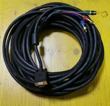 CAVO VGA SVGA RGB RCA CABLE VIDEO MONITOR PC TV COMPUTER 15MT