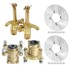 Mozzo ruota anteriore ATV 4 borchie 88 mm + mandrino + rotori disco per quad ATV cinese