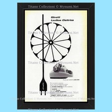 1957 * Pubblicità Originale 'Olivetti - Lexikon Elettrica, Grafica Presa Elettri