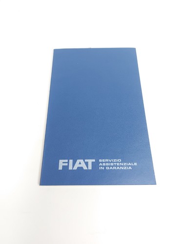 Libretto assistenziale fiat - libretto,