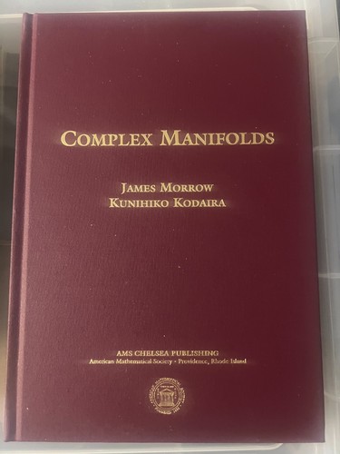 Complex manifolds morrow - manifolds,