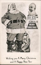 Santa Claus RPPC Merry