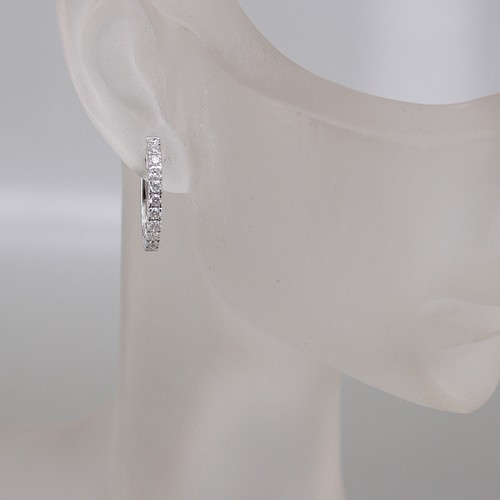 Creoli oro bianco 750 18k - creoli,