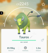 - Shiny Tauros - P T C - 80k